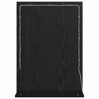 Make-up spiegel Rechthoekig Zwart Eiken 70 x 50 x 18 cm 6