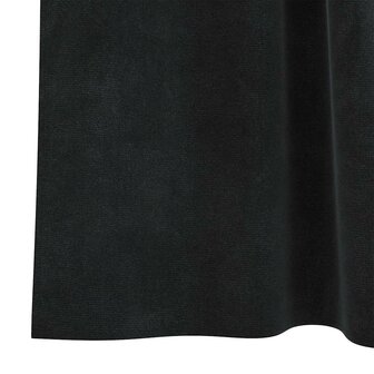 Verduisterende gordijnen 2 pcs Zwart 140 x 260 cm Fluweel 6