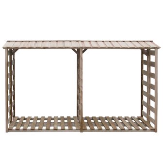Haardhoutopslag 300x90x176 cm ge&iuml;mpregneerd grenenhout 2