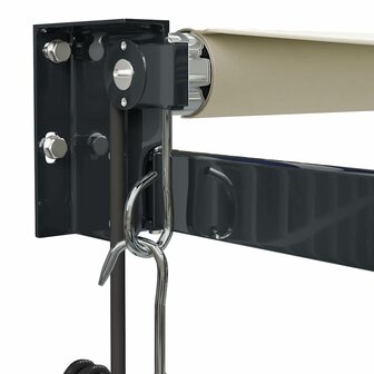 Luifel automatisch uitschuifbaar 3x2,5 m cr&egrave;mekleurig 7