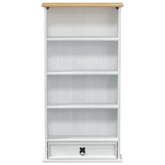 CD kast Wit 52 x 17.5 x 103 cm Massief grenenhout 4