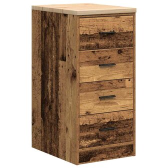 Garagekasten 2 st bewerkt hout oud hout 9