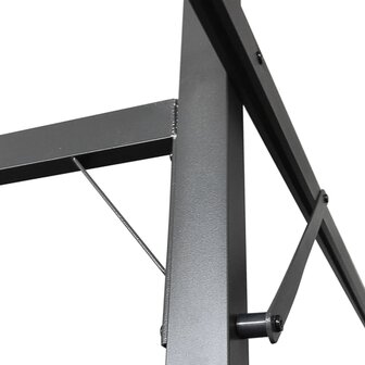 Pergola met uitschuifbaar dak 395x292x230 taupe 7