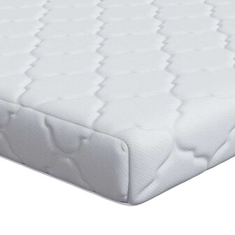 Matras Wit 100 x 200 cm Jacquard stof 2