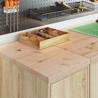 Garagekasten 2 st Spaanplaat Sonoma eikenkleurig 3