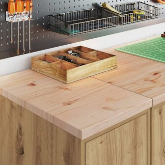 Garagekasten 2 st bewerkt hout ambachtelijk eikenhout 3