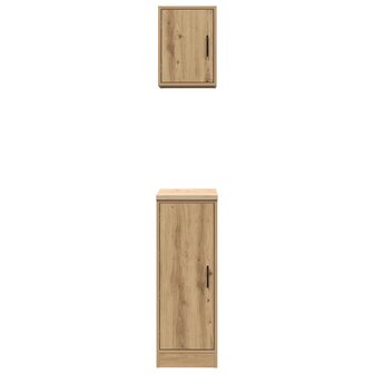 Garagekasten 2 st bewerkt hout ambachtelijk eikenhout 5