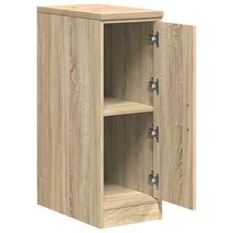 Garagekast 30x51x85 cm massief grenenhout sonoma eikenkleurig 5