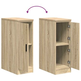 Garagekast 30x51x85 cm massief grenenhout sonoma eikenkleurig 9