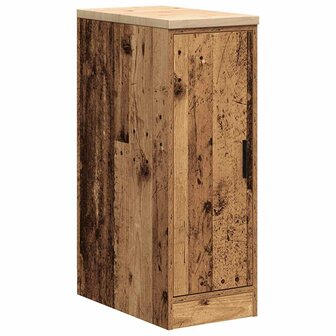 Garagekast 30x51x85 cm massief grenenhout oud hout 2
