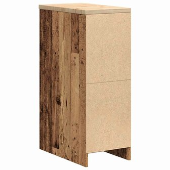 Garagekast 30x51x85 cm massief grenenhout oud hout 8