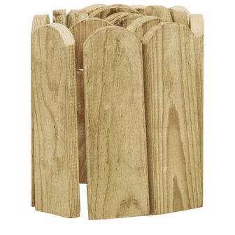 Gazonrand 120 cm ge&iuml;mpregneerd grenenhout groen 3