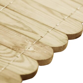 Gazonrand 120 cm ge&iuml;mpregneerd grenenhout groen 4