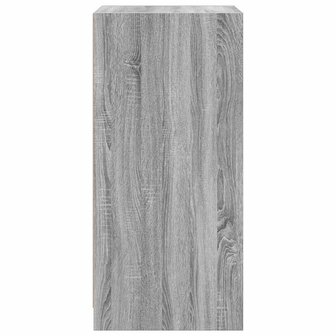 Kledingkast 48x41x102 cm bewerkt hout grijs sonoma eikenkleurig 6