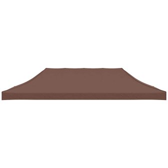 Partytentdak 270 g/m&sup2; 6x3 m bruin 3