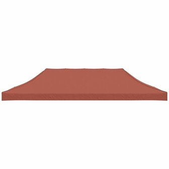Partytentdak 270 g/m&sup2; 6x3 m terracotta 3