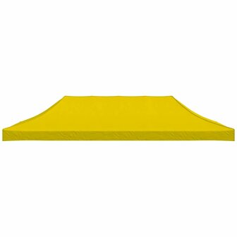 Partytentdak 270 g/m&sup2; 6x3 m geel 3