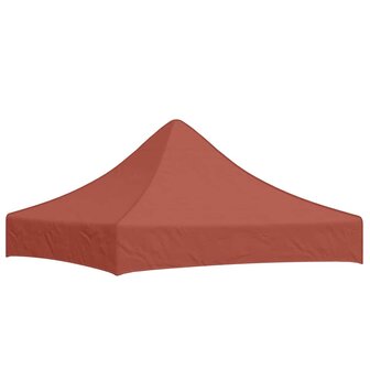 Partytentdak 270 g/m&sup2; 2x2 m terracotta  2