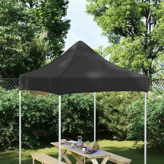 Partytentdak 270 g/m&sup2; 2x2 m zwart  1