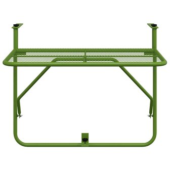 Balkontafel 60x40 cm staal groen 5