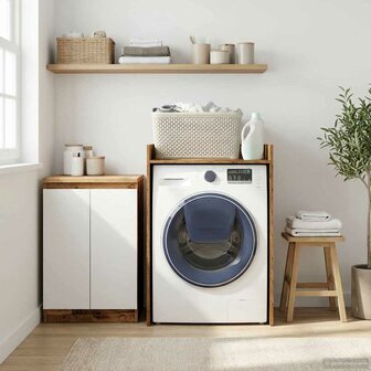Wasmachinekast Oudhout 67,5 x 62 x 97 cm Bewerkt hout 1