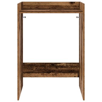 Wasmachinekast Oudhout 67,5 x 62 x 97 cm Bewerkt hout 5