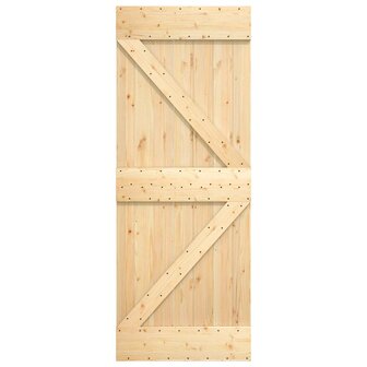 Deur NARVIK Naturel 70 x 210 cm Massief Grenenhout 5