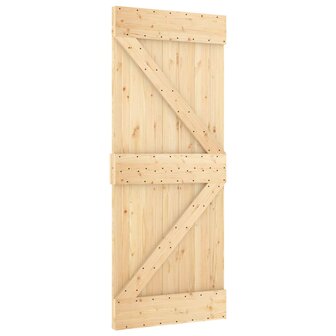 Deur NARVIK Naturel 85 x 210 cm Massief Grenenhout 2