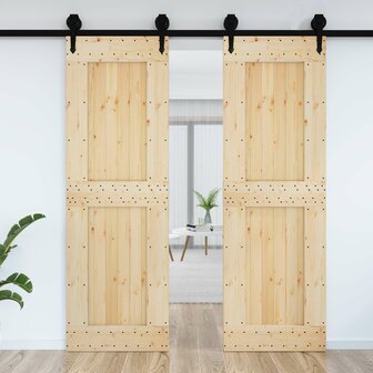 Deur NARVIK Naturel 70 x 210 cm Massief Grenenhout 3