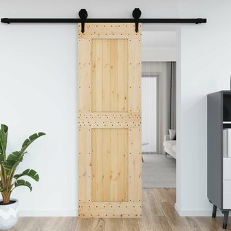 Deur NARVIK Naturel 70 x 210 cm Massief Grenenhout 4