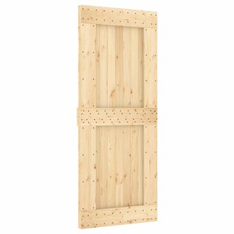 Deur NARVIK Naturel 85 x 210 cm Massief Grenenhout 2