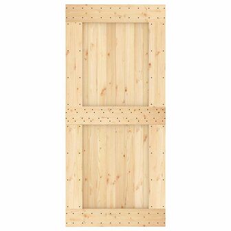 Deur NARVIK Naturel 95 x 210 cm Massief Grenenhout 5