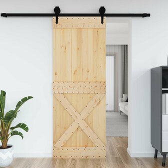 Deur NARVIK Naturel 85 x 210 cm Massief Grenenhout 4