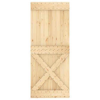 Deur NARVIK Naturel 85 x 210 cm Massief Grenenhout 5