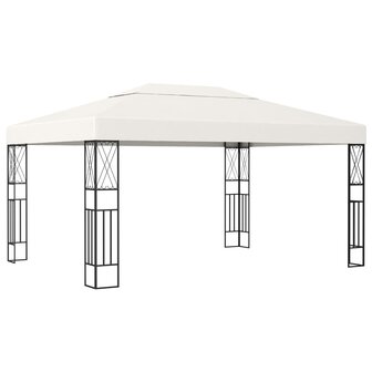 Prieel 3x4 m stof cr&egrave;me 1