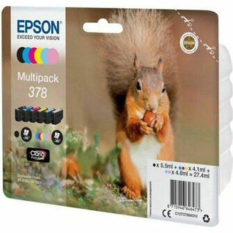 Originele inktcartridge Epson Multipack 378 Geel Zwart Cyaan Magenta 1