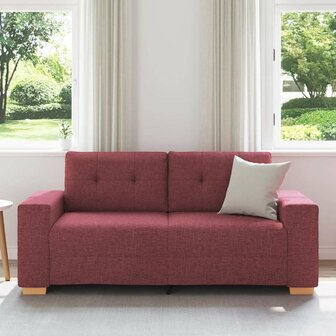 Loveseat Bank Wijnrood 180x77x82 cm Stof 3