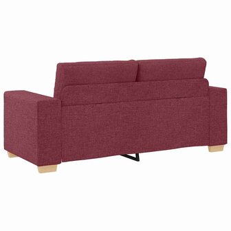 Loveseat Bank Wijnrood 180x77x82 cm Stof 6