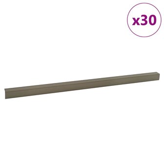 Trapprofielen 30 pcs champagne 67 x 3 x 2 cm Aluminium 3