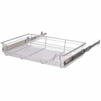 Draadmanden uittrekbaar 2 st 800 mm zilverkleurig 6