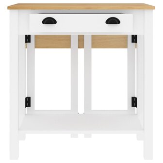 5-delige Barset massief grenenhout wit 6