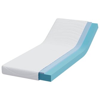 Matras Wit 80 x 200 cm Jacquard stof 3