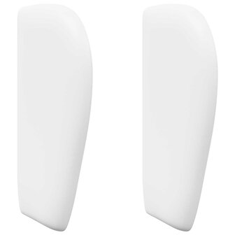 Hoofdbord oor Wit 40 x 23 x 6 cm PVC 2