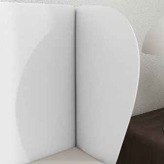 Hoofdbord oor Wit 40 x 23 x 6 cm PVC 4
