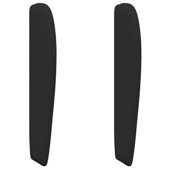 Hoofdbord oor Zwart 80 x 23 x 6 cm Stof 2