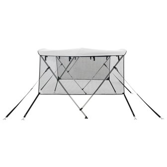 Biminitop 3 bogen met mesh zijwanden183x(154-167)x137 cm 7