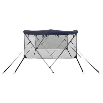 Biminitop 3 bogen met mesh zijwanden 183x(185-198)x137 cm 7