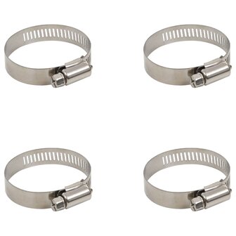 Zwembadslang met klemmen 38 mm 6 m blauw 5