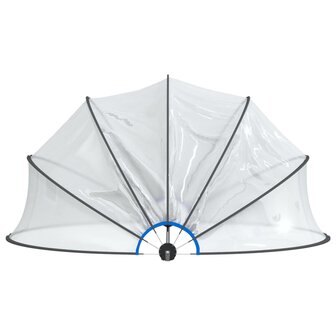 Zwembadoverkapping rond 376x188 cm PVC 4