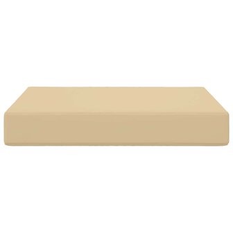 Buiten bankkussen Beige 60 x 60 x 8 cm Polyester 4
